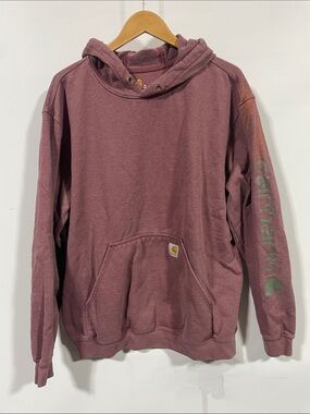 Carhartt Men's Dusty Rose Crewneck Hooded Sweatshirt
